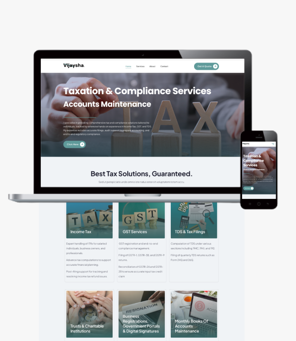 Personal branding website design TaiGrow