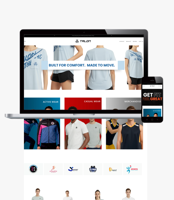 Ecommerce website UI UX design and development TaiGrow